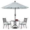 ABCCANOPY 2.7M Parasol Patio Paraplu Tafel Markt Paraplu Met Drukknop Tilt Voor Tuin, Dek, Achtertuin en Zwembad, 8 Ribs…