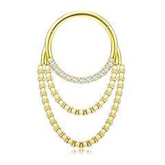 Radiant Clicker with Duo Chain-Gold/Silver