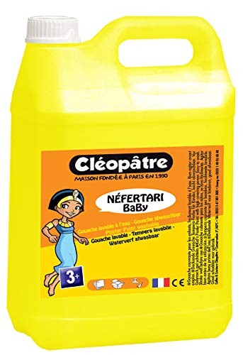 Cléopâtre - PGBB5-8 - Peinture Gouache Néfertari Baby - Jaune Primaire - Bidon 5 L