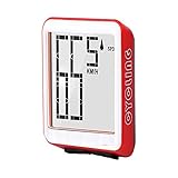 【PANTALLA DIGITAL LCD】: La tabla de códigos del odómetro de la computadora de bicicleta tiene una gran pantalla LCD digital que le permite confirmar fácilmente las estadísticas de lectura en cualquier momento.