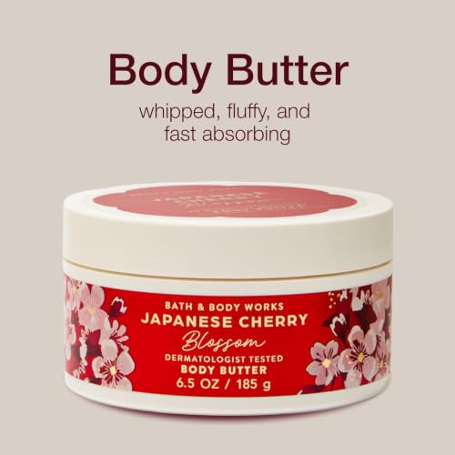 Bath & Body Works Body Butter, Japanese Cherry Blossom Scent | 48-Hour Moisture, Made with Shea Butter & Cocoa Butter, Dry Skin Defense & Nourishment, Luxurious Fragrance, Fast-Absorbing - image 2