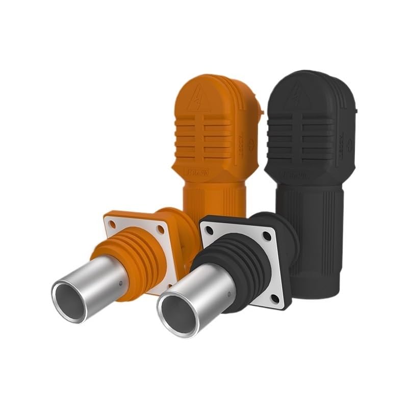 Conector de alto voltaje resistente al agua con crimpado seguro de 400A para baterías 5