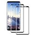 Produktbild POOPHUNS 2 Stück Panzerglas Schutzfolie kompatibel mit Samsung Galaxy S8, Gehärtetes Glas Displayschutzfolie mit 9H Härte, Displayschutz Folie für S8,HD Ultra Klar,3D Curved Volle Bedeckung