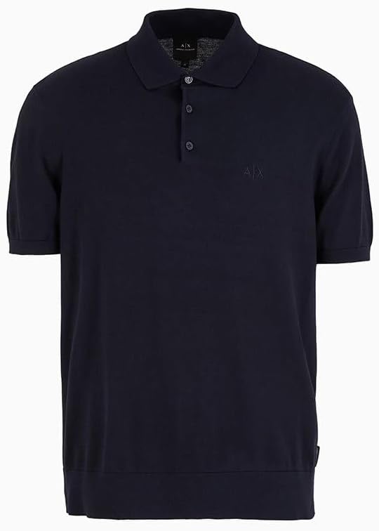 Armani Exchange Mens Cotton Knit Polo - Image 3