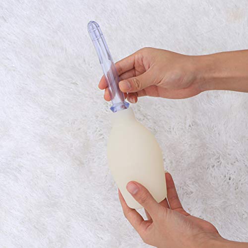 Artibetter — Lâmpada anal para enema de silicone, ducha vaginal para homens e mulheres, 310 ml