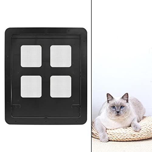 Leefasy Porta de Segurança para Animais de Estimação com de 4 Vias, Porta de Fechadura para Cães, Te