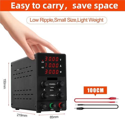 Alimentation de laboratoire programmable 30V 10A réglable interrupteur