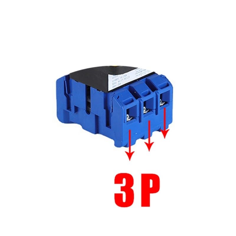 Interrupteur d'isolateur triphasé 32A 690V commande de coupure moteur LW30 - 2