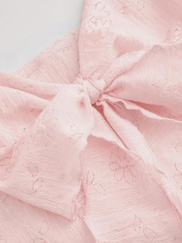 CIDER Lace Top Going Out Sleeveless Tank Top Sweetheart Neck Tie Bowknot Regular Fit Cute Lace Cami Tops Women3