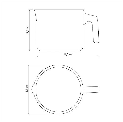 Fervedor De Alumínio Com Revestimento Interno De Antiaderente Tramontina Vermelho Medio