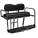 Gusto Yamaha G2 & G9 Gas/Electric Golf Cart Flip Folding Rear Back Seat Kit - Black