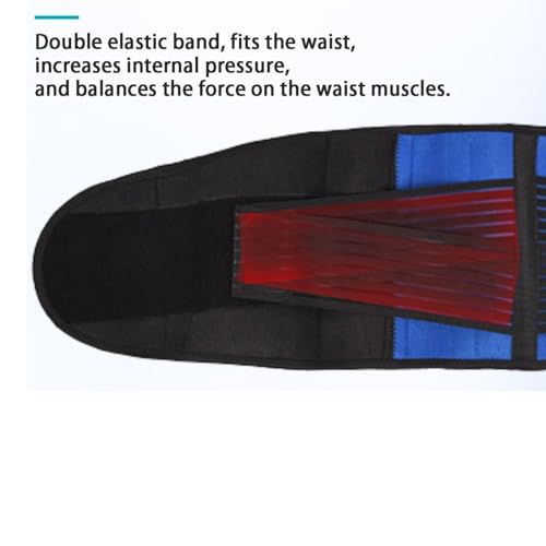 Orthèse lombaire réglable unisexe S-6XL avec double traction dorsale - 7