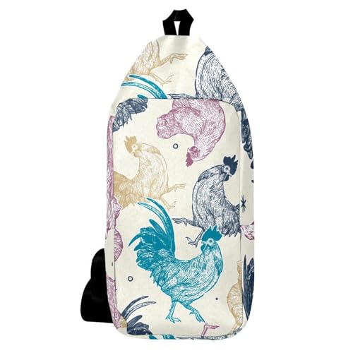 Sac à dos poules multicolore idéal pour vos balades urbaines et loisirs