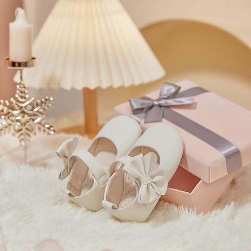 Image of PHIRAMIN Toddler Girl Mary Jane Dress Shoes-Little Girl School Uniform Shoes for Wedding Party