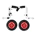 LANGWEI Kayak Trolley, Portable Lightweight Folding Boat Kayak Carrier, Canoe Trolley Transport Trailer Cart, Removable Wheels Water Sport