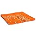 Bandanas by the Dozen (12 units per pack, 100% cotton) (Dozen-Orange Paisley)