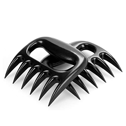 NorCWulT 1 Pair Bear Claw Meat Shredder Barbecue Meat Claw Pulled Pork Shredder Claws Strongest Bbq Meat Forks Claws Shredding Handling Carving Food(colorful Box Package)