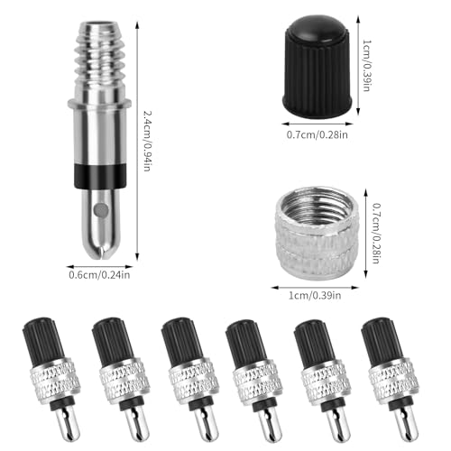 Fahrradventile Terjbg 6 Stück Ersatzset für Dunlop Ventile