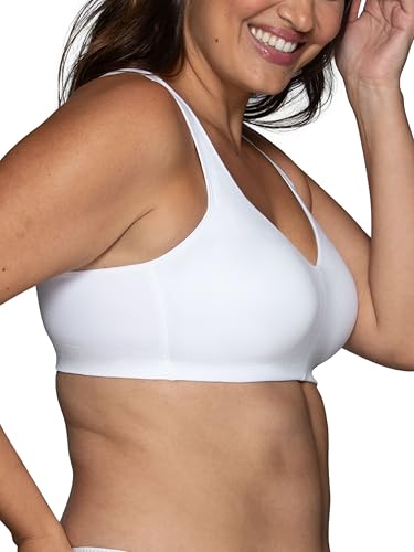 Image of Vanity Fair Women's Beauty Back Smoothing Wireless Bra, Comfort and Support, Simple Sizing Available S-3xl