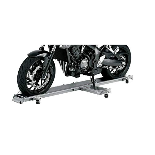 BALZAC Carrello sposta moto Carico massimo 560 Kg | Compatibile con pneumatici fino a 20 cm di larghezza | Regolabile | Manovra Moto Facile