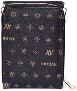 Armine Armine 266 Cüzdan Siyah Baskılı Kadın Çanta Siyah Baskılı 1 - Görsel 3