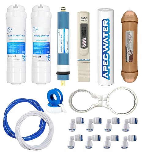 Image of Apec Water Complete RO Service Kit with Zinc Copper Alkaline Filter Cartridge,Suitable for All Type of RO Water Purifier