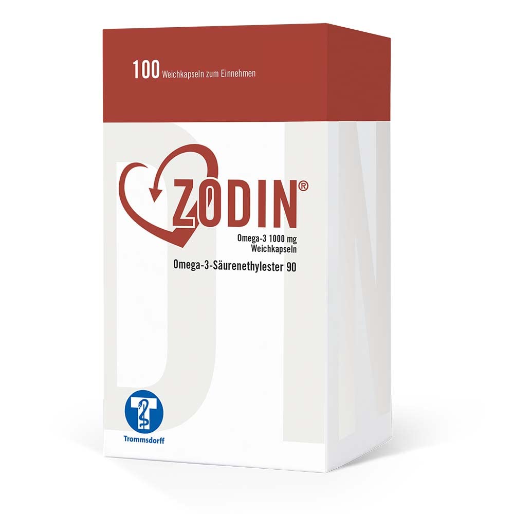 ZODIN Omega-3 1000 mg Weichkapseln 100 St
