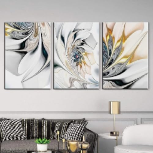 Impression sur toile abstraite pour salon chic et moderne