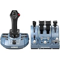 Thrustmaster TCA Captain Pack X Airbus Edition &ndash; Official Replica Joystick & Throttle &ndash; Magnetic Technology &ndash; For Xbox Series X|S, Xbox One & PC &ndash; Ideal for Microsoft Flight Simulator 2024