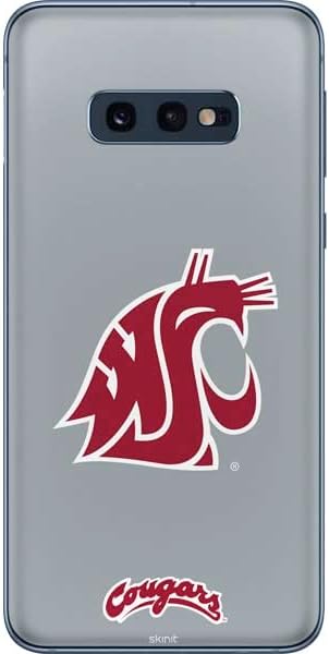 Skinit Decal Phone Skin Compatible with Samsung Galaxy S10e - Officially Licensed College WSU Cougars Logo Design