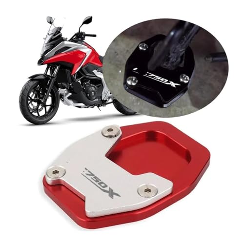 Extension béquille moto CNC pour NC750X : évitez la chute de votre moto sur sol chaud et meuble