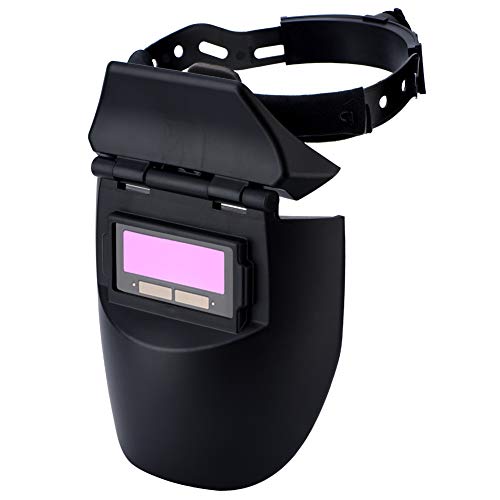 Preisvergleich Produktbild Schweißhelm, Solar Power Auto Darkening Hood Schweißer Maske Atmungsaktive Helme Automatik Schweißhelm für Mig Tig Arc Schwarzer