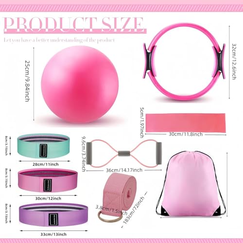 Kit Pilates Maison avec accessoires musculation corps entier - 6