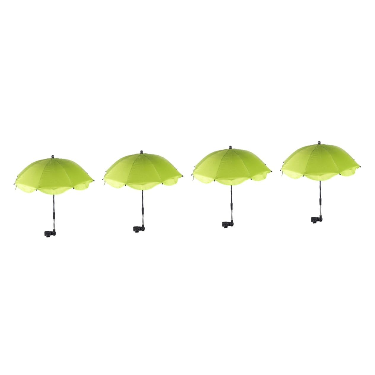 ibasenice 4piezas Sombrilla Para Cochecito De Protección Uv Parasol y Extraíble Para Sillas De Paseo Sillas De Playa y Bicicletas