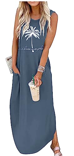 Image of CHUNTIANRAN Maxi Dresses for Women Summer Outfits Boho Beach Long Dresses Casual Sundresses Resort Wear for Women 2026