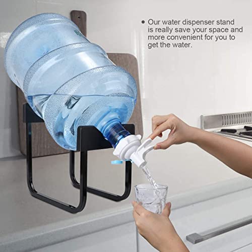 Water Dispenser Stand with Dispenser Valve, 3-5 Gallon Water Bottle Stand, Non Slip Water Jug ​​Holder