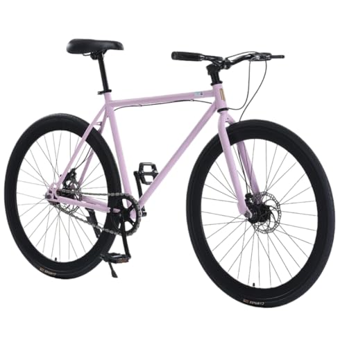 kiwet���]�� ���[�h�o�C�N 60��-700c ���Y�f�|�t���[�� �y�ʁA�ω׏d120kg�O��f�B�X�N�u���[�L�� �h���b�v�n���h�� ���S�Ҍ��� ���勉 �ʋ� �ʊw ���K���� �O���x�����[�h�o�C�N�i90%�g�ݗ��čς݁j (�s���N)