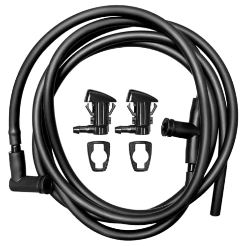 Front Windshield Wiper Washer Nozzles Kit Replace 7C3Z-17K605-A