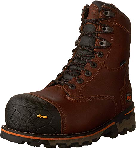 Image of Timberland PRO Men's Boondock 8 inch Composite Toe Puncture Resistant Waterproof Industrial Boot