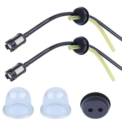 Visxcnu 5 Pièces Kit de Tuyau de Carburant,Durite Essence Debroussailleuse Pieces Detachees Filtre Essence pour Tondeuse, Souffleur, TronçOnneuse Tondeuse...