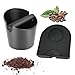 Zernavith Coffee Knock Box,Espresso Knocks Box Bin,with Removable Knock-Bar,Boxs for Containing Coffees Ground,with 1pc Espresso Tamping Mat,Coffee-Machine Accessories,for Home Baristas,Cafes