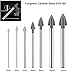 5PCS Tile Glass Drill Bit Set Carbide Tipped for Ceramic Tile Cutter Tool Hole Saw 3mm 4mm 5mm 6mm 8mm 10mm 12mm(6)