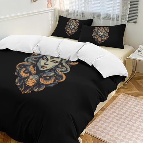 Medusa Sheets Comforter Set Soft Bedding 3 Pieces Thick...