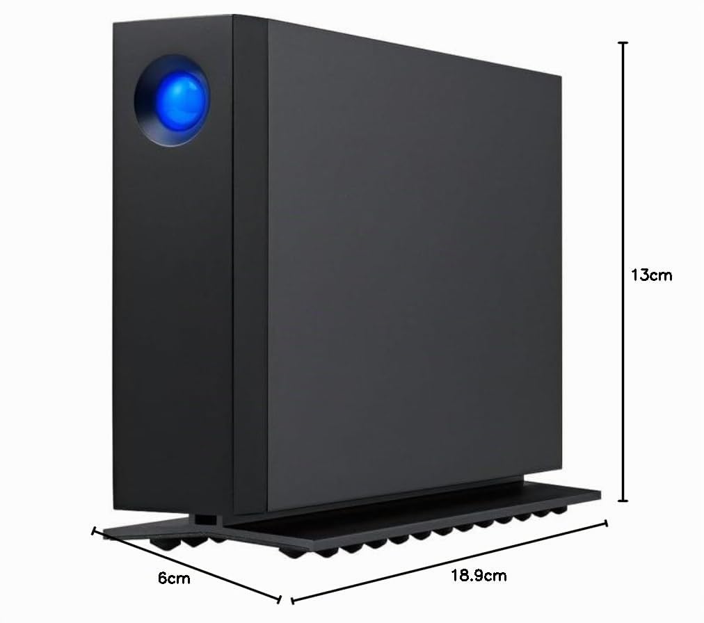 LaCie d2 Professional 10TB, Hard disk esterno, per PC Mac & iPad, Data Rescue Service (STHA10000800)