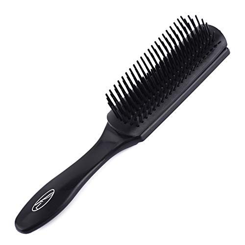 Cepillo de pelo de 7 filas con cojín de goma extraíble Air-Flo – Cepillo de pelo para mujeres y hombres – Para cabello rizado o fino