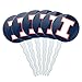 GRAPHICS & MORE University of Illinois Fighting Illini Logo Cupcake Picks Toppers Decoration Set of 6