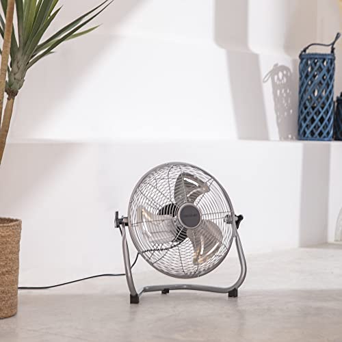 Cecotec Ventilateur industriel EnergySilence 1000 Pro. 12 30 cm de diamètre 3 vitesses 3 pales facile à utiliser design élégant et sécurité maximale finition en acier - vue 7