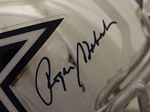 Roger Staubach Dallas Cowboys Signed Autograph Rare Chrome Full Size Helmet Jsa Certified #TOP1