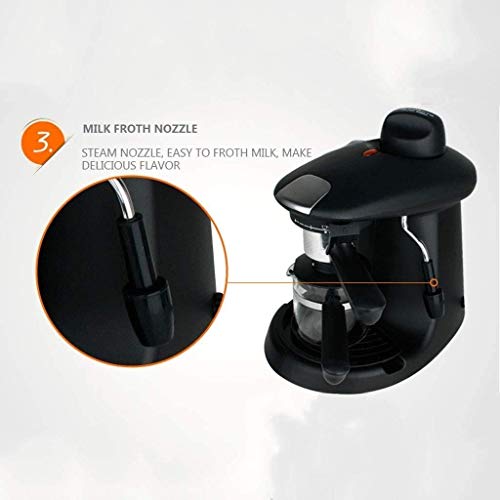 Cafetera automática espresso con vaporizador 2-4 tazas miniatura 5