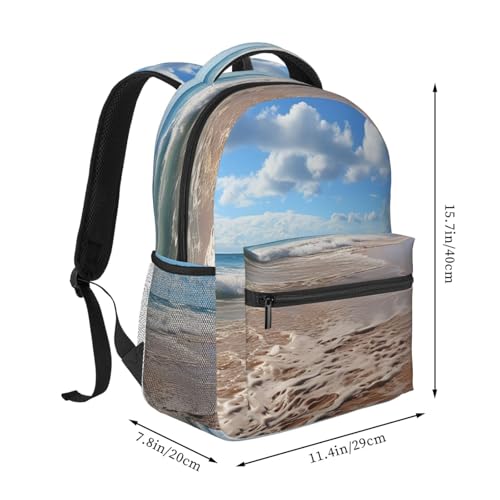 Casual Backpack for Women Men Beach Sand Lightweight Daypack Large Capacity Nurse Bag2